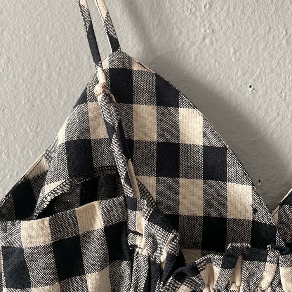 Black & White Gingham Top - Picture 6 of 12